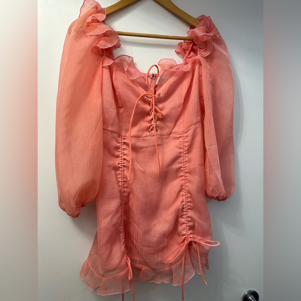 Acoa coral minidress size s